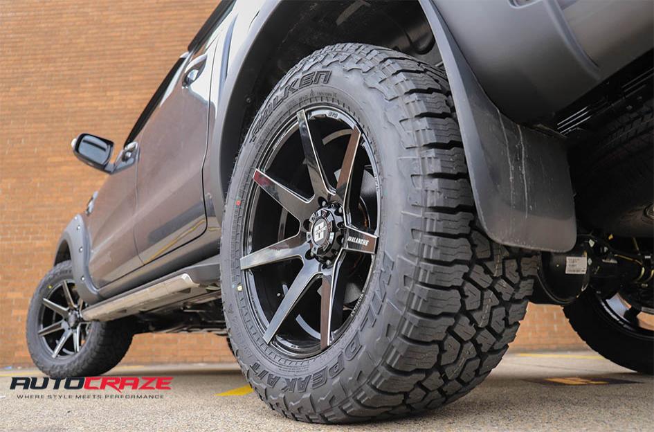 FORD RANGER AVALANCHE GLOSS BLACK MILLED ACCENTS
